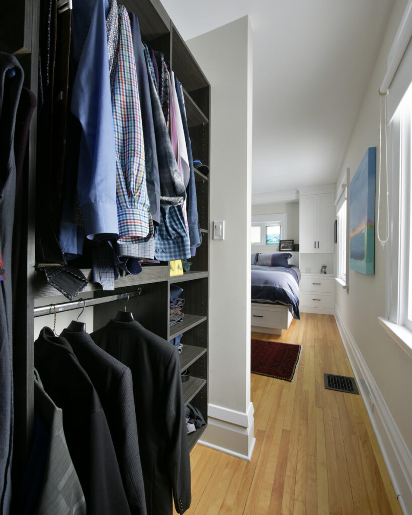 Custom walk-in closet