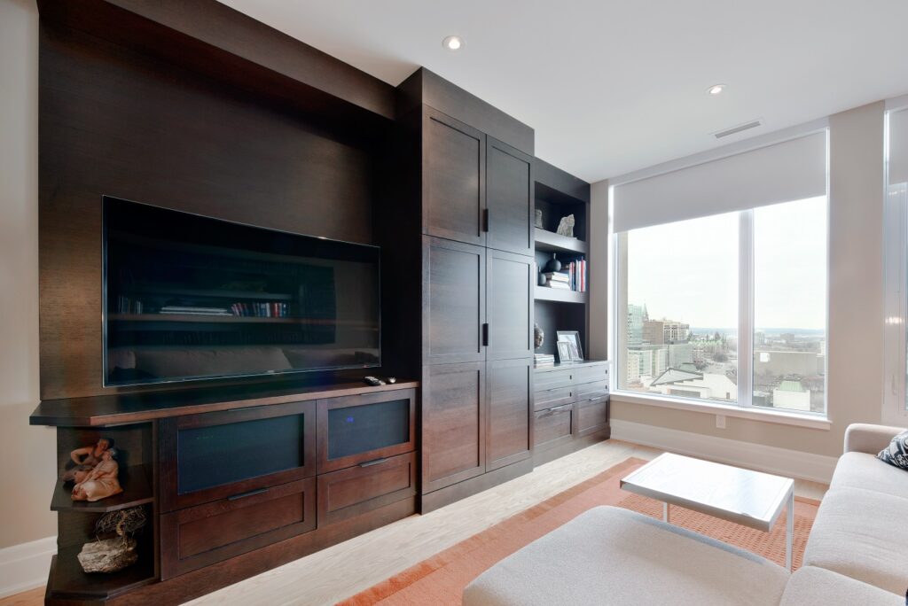 Custom media center by Deslaurier